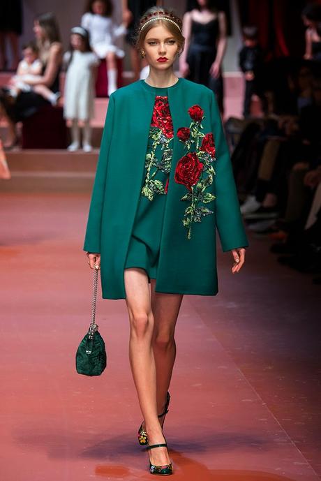 Dolce Gabanna Milan Fashion Week Otoño Invierno 2015-2016 Dolce Gabanna Milan Fashion Week Otoño Invierno 2015-2016