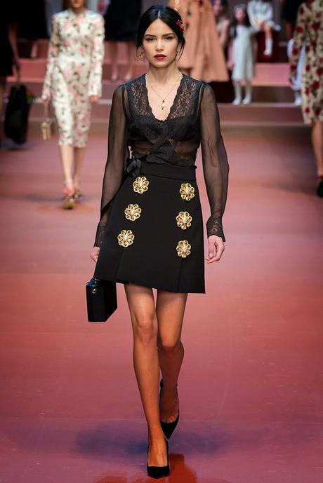 Dolce Gabanna Milan Fashion Week Otoño Invierno 2015-2016 Dolce Gabanna Milan Fashion Week Otoño Invierno 2015-2016