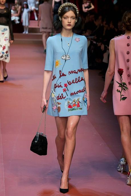 Dolce Gabanna Milan Fashion Week Otoño Invierno 2015-2016 Dolce Gabanna Milan Fashion Week Otoño Invierno 2015-2016