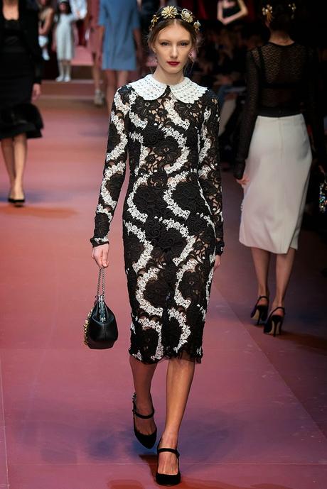 Dolce Gabanna Milan Fashion Week Otoño Invierno 2015-2016 Dolce Gabanna Milan Fashion Week Otoño Invierno 2015-2016