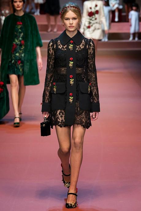 Dolce Gabanna Milan Fashion Week Otoño Invierno 2015-2016 Dolce Gabanna Milan Fashion Week Otoño Invierno 2015-2016
