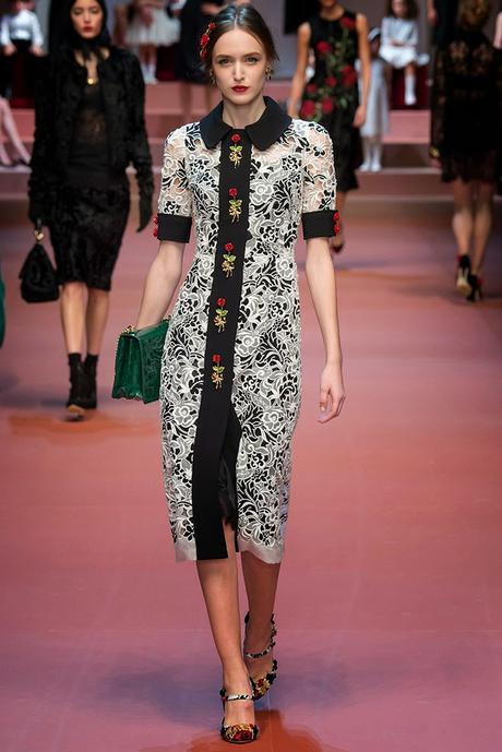 Dolce Gabanna Milan Fashion Week Otoño Invierno 2015-2016 Dolce Gabanna Milan Fashion Week Otoño Invierno 2015-2016