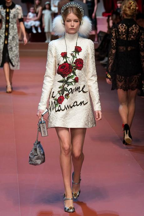 Dolce Gabanna Milan Fashion Week Otoño Invierno 2015-2016 Dolce Gabanna Milan Fashion Week Otoño Invierno 2015-2016
