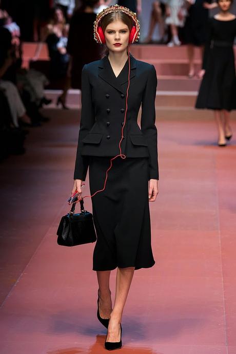 Dolce Gabanna Milan Fashion Week Otoño Invierno 2015-2016 Dolce Gabanna Milan Fashion Week Otoño Invierno 2015-2016