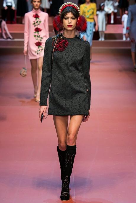 Dolce Gabanna Milan Fashion Week Otoño Invierno 2015-2016 Dolce Gabanna Milan Fashion Week Otoño Invierno 2015-2016