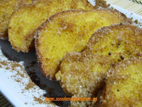 Torrijas de Natillas Torrijas de Natillas