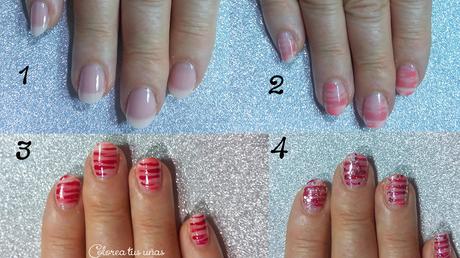 Manicura con pincel abanico Manicura con pincel abanico