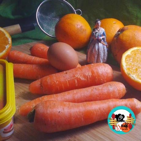 Bizcocho de zanahoria y naranja
