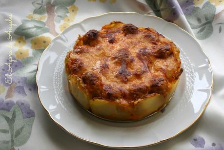 Tarta de albóndigas El Ágora de Ángeles Tarta de albóndigas, tartas saladas ,albóndigas