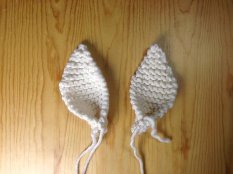 Teje un conejito de amigurumi en telar Orejitas de punto tejidas en telar para conejito de amigurumi