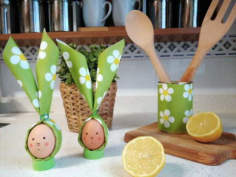 DIY: Divertidos huevos de Pascua disfrazados de Conejitos