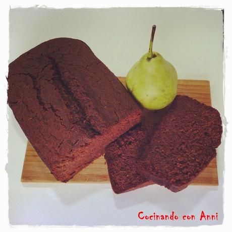BIZCOCHO DE PERAS Y CACAO BIZCOCHO DE PERAS Y CACAO