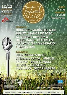 Festival de la Luz 2015: Burning, Juan Perro, Amancio Prada, Miguel Poveda, El Drogas, Delorean...