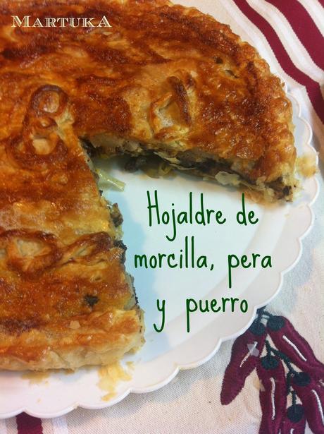 Hojaldre De Morcilla, Pera Y Puerro