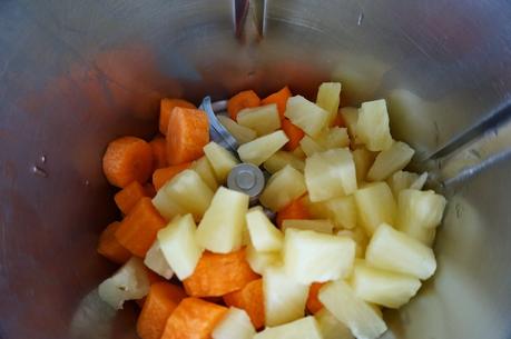 Carrot Naked Cake - Tarta humeda de zanahorias y piña