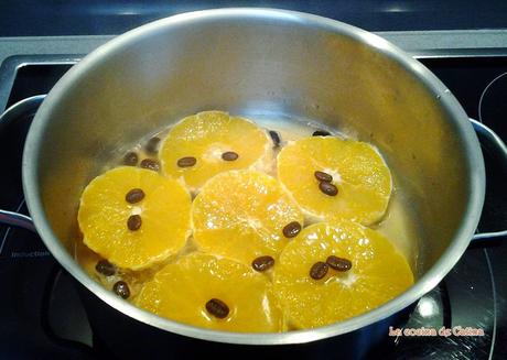 Naranjas flambeadas Naranjas flambeadas