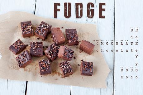 Receta: Fudge de Chocolate y Coco (sin lácteos, sin gluten, sin azúcar refinado)