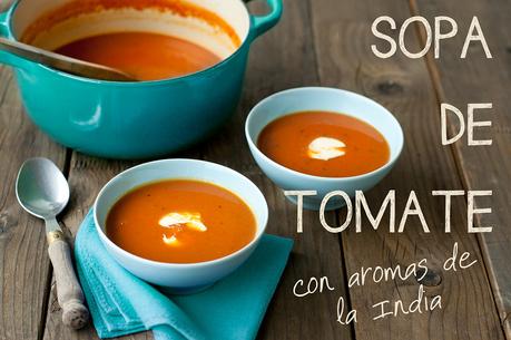 Sopa de Tomate con Especias Indias