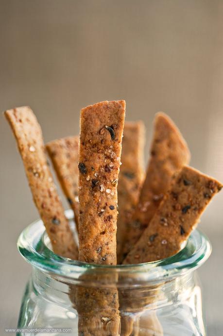 Receta: Paleo Crackers Crujientes (sin gluten, sin frutos secos)