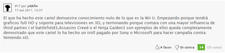 Wii U, año 2011. Reacciones Wii U, año 2011. Reacciones