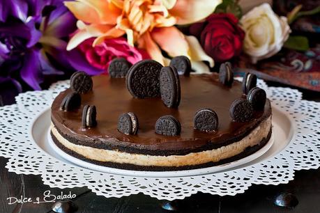 Tarta de Oreo, Chocolate y Queso Tarta de Oreo, Chocolate y Queso