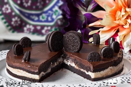 Tarta de Oreo, Chocolate y Queso Tarta de Oreo, Chocolate y Queso