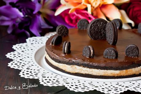 Tarta de Oreo, Chocolate y Queso Tarta de Oreo, Chocolate y Queso