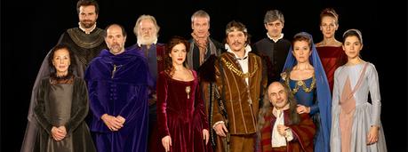 El elenco de la función Sergio Peris-Mencheta, Joaquín Notario, Pepa Pedroche, Emilio Gavira