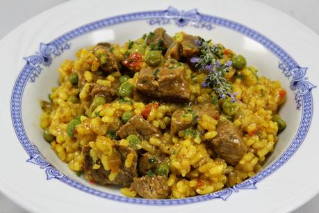 Arroz con ternera