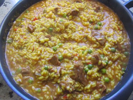 Arroz con ternera