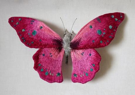 Yumi Okita, mariposas textiles