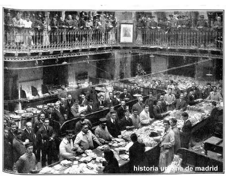 Correos y Telégrafos militarizados. Madrid, 1918