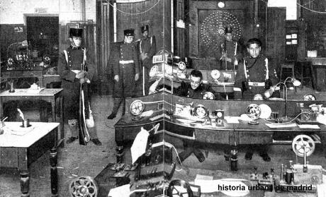 Correos y Telégrafos militarizados. Madrid, 1918
