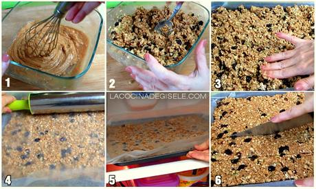 Barritas de Cereales Energéticas sin horno y en 5 minutos Barritas de Cereales Energéticas sin horno y en 5 minutos