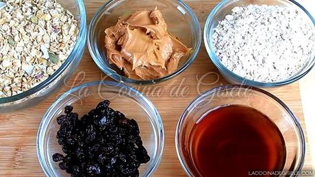 Barritas de Cereales Energéticas sin horno y en 5 minutos Barritas de Cereales Energéticas sin horno y en 5 minutos