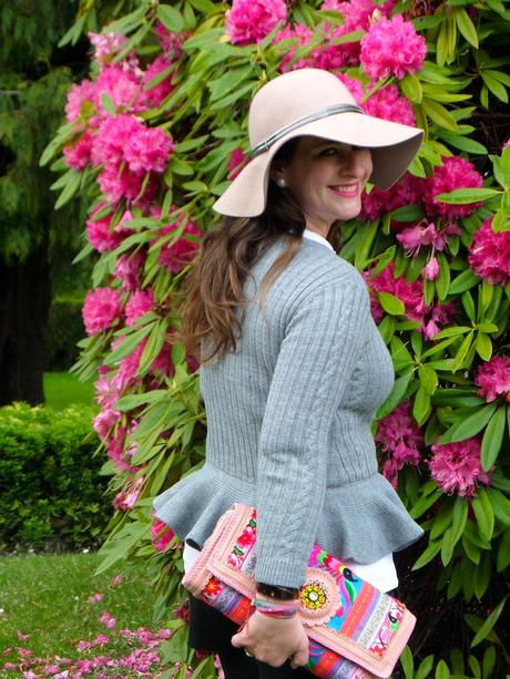 Grey peplum Grey peplum