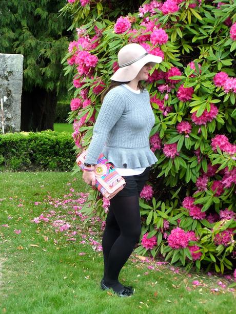 Grey peplum Grey peplum