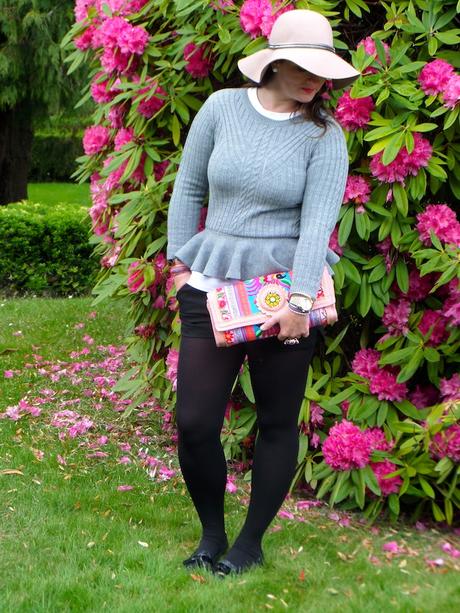 Grey peplum Grey peplum