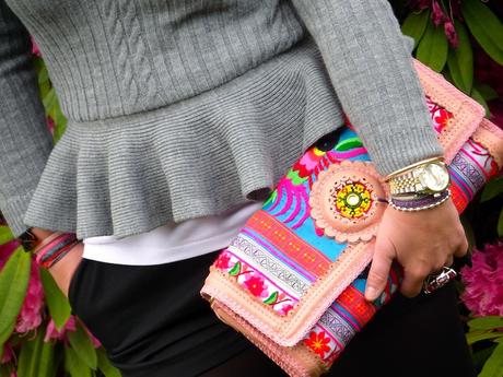 Grey peplum Grey peplum