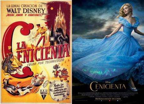 La cenicienta (1950) vs Cenicienta (2015)