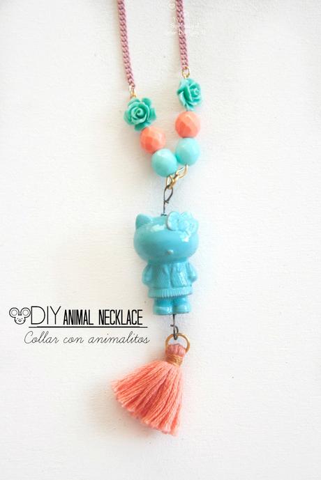 #elretopinterest de marzo o como hacer un collar con animalitos... #elretopinterest de marzo o como hacer un collar con animalitos...
