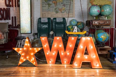 SERÁN ÉXITOS ESTA PRIMAVERA Decorar con letras, letras con bombillas, letras con luz, decoración industrial