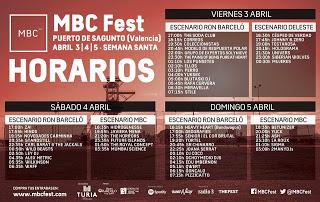 Horarios del MBC Fest 2015