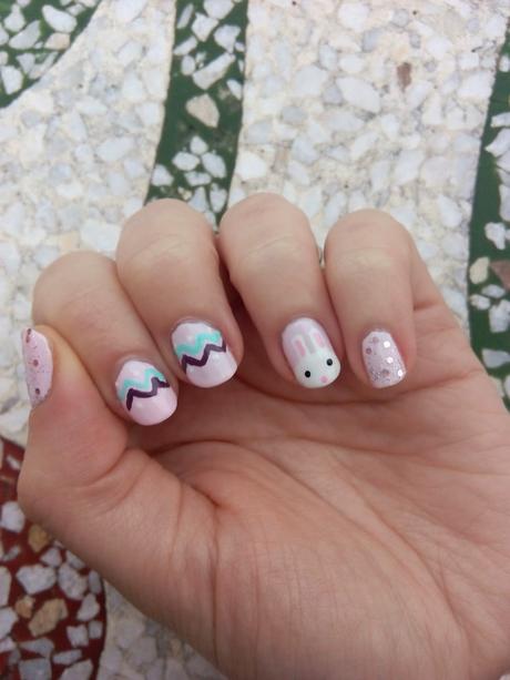 Manicura de pascua Manicura de pascua