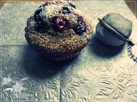 Muffins de canela y frutos rojos Muffins de canela y frutos rojos