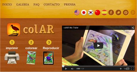 ColAR Mix: app de realidad aumentada para niños colarmix Web
