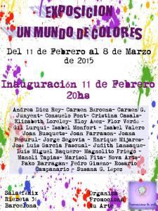 EXPOSICIÓN UN MUNDO DE COLORES cartel de la expo fenix
