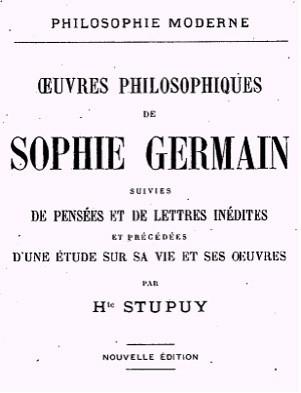 Sophie Germain (Francia, 1776-1831)