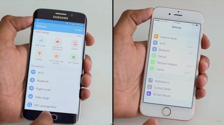 ¿Cuál es más rápido, el Samsung Galaxy S6 Edge o el iPhone 6?