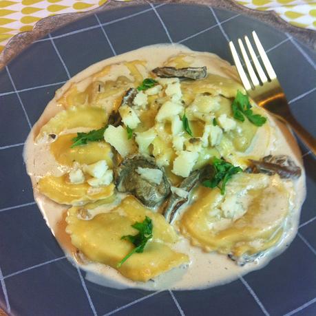 Ravioli Rellenos De Setas Con Boletus Y Queso Trufado